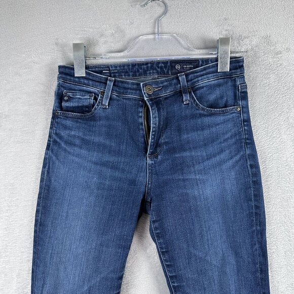 Ag Adriano Goldschmied Skinny Jeans Womens 27 Mid Rise Medium Wash PW34287 Blue - Picture 3 of 12